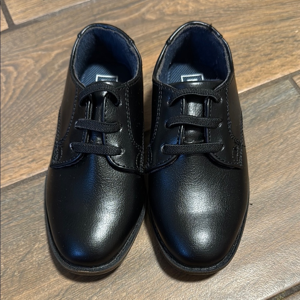 Black Leather Oxford Dress Shoes